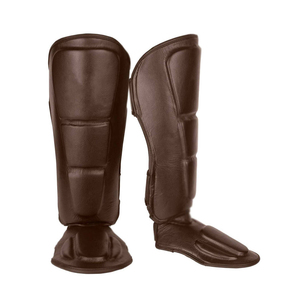 2025 protège-tibias de football multicolores personnalisés avec logo coussinets de cou-de-pied de football en gros équipement de sécurité sportive pour la protection - Product Image 1