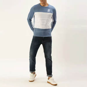 Sweat-shirt pour homme sur mesure, basique, en coton mélangé, sweat-shirt pour homme de haute qualité, en vente - Product Image 4