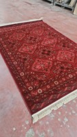Tapis oriental Adiva turc antique tissé à la machine, résistant aux taches, à poils longs en polyester, avec support en jute géométrique, pour la décoration intérieure