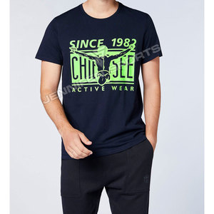 Camiseta Personalizada para Hombre, 100% Algodón, Estilo Hip Hop, con Logotipo Impreso, Manga Corta, Transpirable, de Secado Rápido, Ligera, Tallas Grandes - Product Image 4