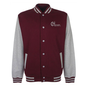 Veste de survêtement confortable pour homme en coton/laine, col montant, logo frontal, respirante, écologique, haute qualité, prix - Product Image 1