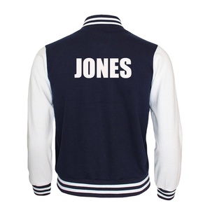 Men's Custom Logo Canvas <b>Baseball</b> <b>Bomber</b> <b>Jacket</b> with Stand Collar Formal Varsity Letterman Winter <b>Jacket</b> Wholesale - Product Image 4
