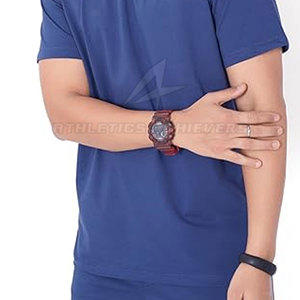 Conjunto de camisa y pantalones cortos elásticos de dos piezas informal de verano para hombre, novedad en venta al por mayor - Product Image 3