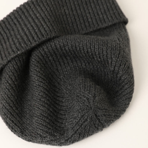 Fabricación de fábrica logotipo personalizado Skull Cap Beanie alta calidad acanalado tejido lana pescador Beanie con gorras 2026 - Product Image 5