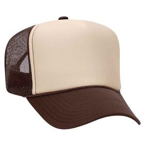 Nuevas gorras de malla de camionero ajustables de Hip Hop estructuradas de 6 paneles hechas a medida para hombres impresas impermeables con tela común - Product Image 1