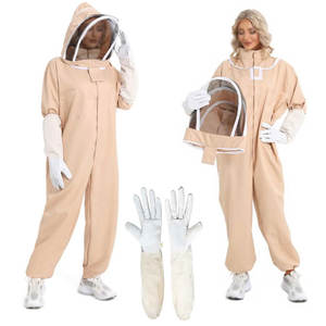 Traje de Apicultura de Mezcla de Algodón de Alta Calidad y Ajuste Cómodo para Uso Profesional y Seguro en Apicultura - Product Image 1