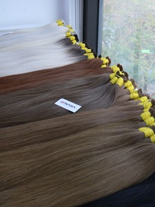 Extensiones de Cabello Liso Blanqueado de Lujo de 100g, Puntas Completas, Precio al por Mayor, Cabello Humano Virgen Vietnamita Premium en Todos los Colores 60 - Product Image 1