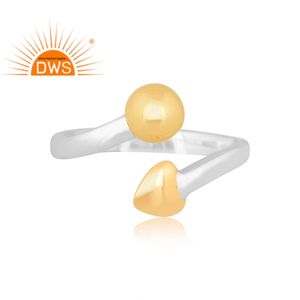 แหวนปรับได้ดีไซน์รูปหัวใจเงินสเตอร์ลิงทำด้วยมือเครื่องประดับที่ออกแบบได้ตามต้องการสำหรับผู้หญิงของขวัญสำหรับผู้หญิงสำหรับเธอ - Product Image 3