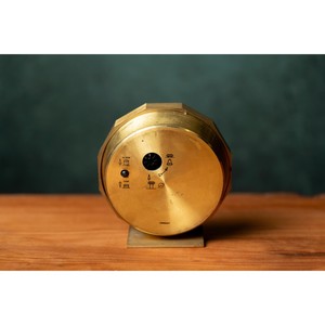 Well Made Golden Metallic Desk <b>Clock</b> with Silent Mechanical <b>Movement</b> Modern Design Complements Warm and Cool Color Schemes - Product Image 6