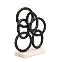 Sculpture de table artisanale en métal abstrait moderne, écologique, faite à la main, décoration intérieure, logo personnalisé, décoration de bureau