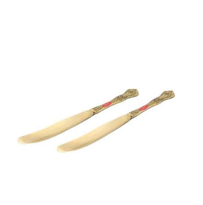 Juego de cuchillos de mantequilla de latón superior de 6 piezas, herramienta de corte de cubiertos con juego de cuchillos, cortador de pan, juego de latón a precio barato - Product Image 2