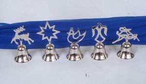 Sonajero de Mano Moderno con Campana Metálica para Navidad, Uso en el Aula, Técnica de Fundición, Electrochapado - Product Image 3