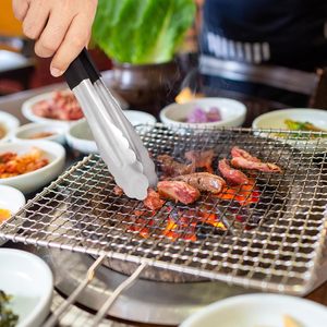 แหนบเคลือบไวนิลสแตนเลสสำหรับทำอาหารและเสิร์ฟอุปกรณ์ในครัว - Product Image 3