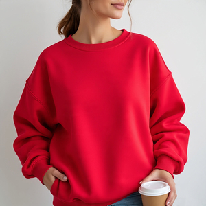 Sudaderas de Otoño/Invierno Vintage de peso pesado para mujer sólida con diamantes de imitación de estrella personalizados con diseño frontal - Product Image 6