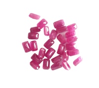 Vivaaz Gems Rubis naturel de qualité AAA+ 3x5mm, certifié IGI, taille octogonale calibrée, rouge, à bas prix, pierres précieuses traitées thermiquement