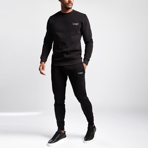 Chándal OEM Hot Muscle Fit para imprimir chándal de calle de felpa francesa personalizado chándal apilado con logotipo personalizado - Product Image 1