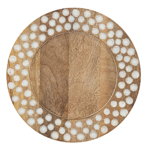 แผ่นชาร์จไม้รูปทรงทันสมัยเครื่องใช้บนโต๊ะอาหารสำหรับงานแต่งงานงานทำมือดีไซน์ทันสมัยทันสมัยทันสมัย - Product Image 3