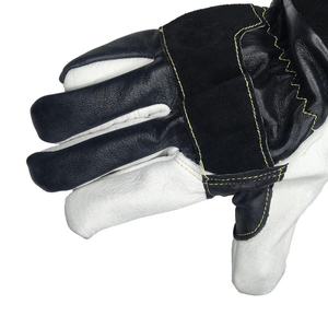 Gants de barbecue résistants à la chaleur avec manches longues, mitaines de four pour la soudure, pour les restaurants, gants de soudure - Product Image 4