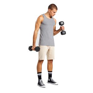 High Street Style Hombres Verano Fitness Deportes Pantalones cortos de malla Bolsillo Logotipo personalizado Entrenamiento Baloncesto Gimnasio Sólido Secado rápido Transpirable - Product Image 4