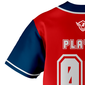 Camiseta de Béisbol Personalizada para Hombre, Manga Corta, Cierre de Botones, Uniforme de Equipo, Transpirable, Secado Rápido, 100% Poliéster, para Entrenamiento y Juegos - Product Image 4