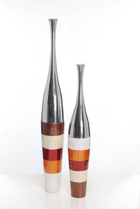 Vases à fleurs en métal colorés, meilleure décoration intérieure et Design fait à la main Vase à plantes vertes et Vases à fleurs, idéal pour la décoration de la maison - Product Image 2