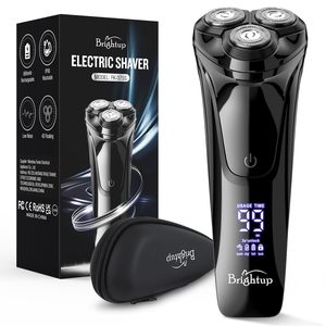 Rasoir Électrique Rechargeable pour Hommes, Étanche IPX7, Utilisation Humide et Sèche, Tondeuse à Barbe, Écran LED, Boîte de Rangement de Voyage avec Verrouillage - Product Image 2