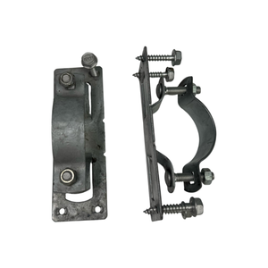 안전 U 자형 4*4 회전 분말 코팅 금속 알루미늄 스틸 울타리 버팀대 장착 브래킷 - Product Image 1