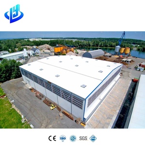 מסגרת עמיד Q355b מסגרת מעוורת אבן סנדוויץ 'מחסן מפעל מודרני מבנה פלדה טרומי מודרני - Product Image 3