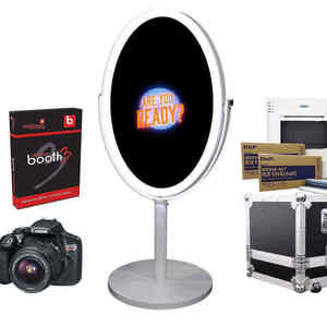 MAX SALES PMB 300 Oval <b>Mirror</b> Booth Premium Package - Product Image 1