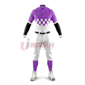 Uniforme de béisbol de alta calidad de nuevo estilo, ropa deportiva transpirable, diseño de Color personalizado, tela de poliéster 100%, servicio OEM - Product Image 5