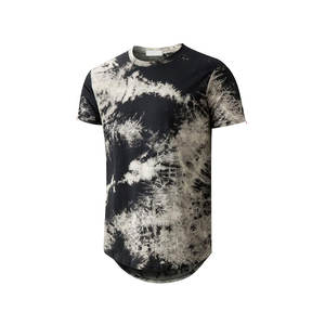 เสื้อยืดคอกลมสำหรับผู้ชายเสื้อยืดผ้าฝ้าย100ฟอกสีแบบลำลอง - Product Image 3