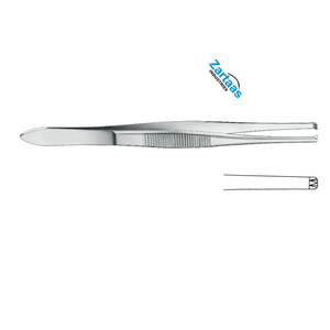 Fórceps de tejido Stille de acero inoxidable de alta calidad recto 2x3 dientes 15cm / 6 "fabricante de instrumentos quirúrgicos - Product Image 2