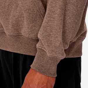 Venta al por mayor 100% algodón hombres sudaderas con capucha Unisex invierno Streetwear pulóver logotipo personalizado bordado impresión invierno longitud sólido - Product Image 5