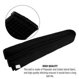 Venta al por mayor OEM nuevo 2025 CINTURÓN DE Taekwondo de alta calidad 100% algodón artes marciales Karate cinturón para la venta - Product Image 3