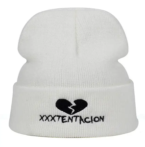 Bonnet d'hiver unisexe fait main avec broderie de logo personnalisé, motif de caractères indiens, 100 % acrylique, style d'image au choix du créateur - Product Image 1