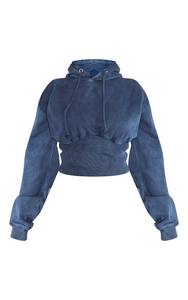 Sweat-shirt Mocha Regular à capuche pour femme, taille froncée, personnalisable, anti-plis, respirant, écologique, coupe-vent, pour l'hiver - Product Image 6