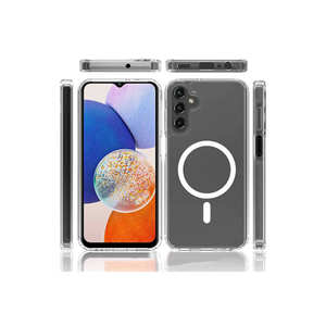 Coque rigide transparente compatible MagSafe pour Samsung Galaxy S25 Plus avec motif gaufré TCMK – Protection pour téléphone portable - Product Image 3