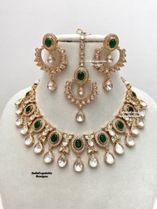 مجموعات قلادة سبيكة المجوهرات الصناعية ، الحجم: مجانا - Product Image 3