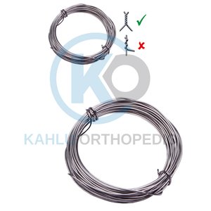 Fil médical chirurgical aiguille à tricoter circulaire en métal professionnel avec fil en plastique de KAHLU orthopédique - Product Image 6