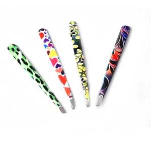 Pinzas Profesionales para Cejas de Acero Inoxidable con Punta Inclinada y Herramientas para Lifting de Pestañas - Reutilizables, Ecológicas, Marca Privada - Product Image 3