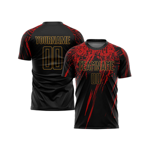 Camiseta de fútbol para hombre sublimada de Color personalizado, ropa de fútbol transpirable ligera y de secado rápido, recién llegado, venta al por mayor disponible - Product Image 6