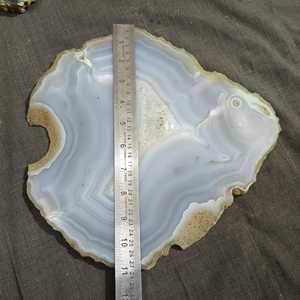 Vente chaude, grand plateau à fromage en agate de 11 pouces, qualité supérieure, cristal naturel, plateau en quartz rose, pierre précieuse, fournisseur en gros - Product Image 6