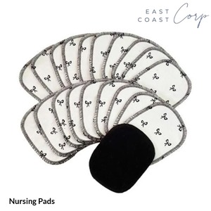 Lingettes en tissu pour usage familial Papier toilette réutilisable et tampons démaquillants Coussinets d'allaitement écologiques Gant de toilette - Product Image 3