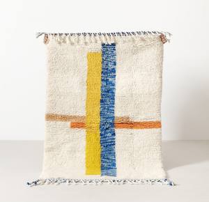 Alfombra de seda marroquí, alfombras de área de lana anudada a mano, alfombras de lana marroquí - Product Image 3