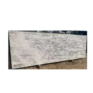 Pedra natural de laje de granito branco interior do rio para paredes e pisos de alta demanda para venda de exportação da Índia