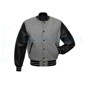 Vêtements de sport brodés en chenille à prix de gros, style personnalisé, manches longues en cuir, vestes de style lettreman pour adultes - Product Image 5