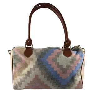 Bolso de hombro tejido hecho a mano de algodón con estampado Kelim para mujer, bellamente cosido para compras de mujer, género de embragues de viaje - Product Image 1