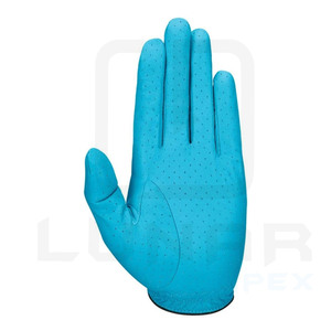 Guantes de golf para todo tipo de clima Cabretta Leather Soft Palm Power Net Mesh Insert Paralelo al pulgar para un agarre flexible adicional - Product Image 4