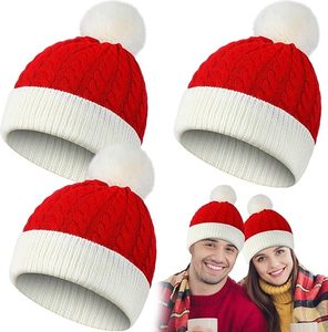 Gorro de punto elegante para hombres y mujeres, diseño cálido y grueso suave, perfecto para la moda de invierno, acogedor, para uso diario en la calle al aire libre - Product Image 1