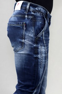 กางเกงยีนส์แฟชั่นสตรีทสไตล์สีพื้นสำหรับผู้ชาย ขายออนไลน์ รุ่นสปริง/ออทั่ม - Product Image 5